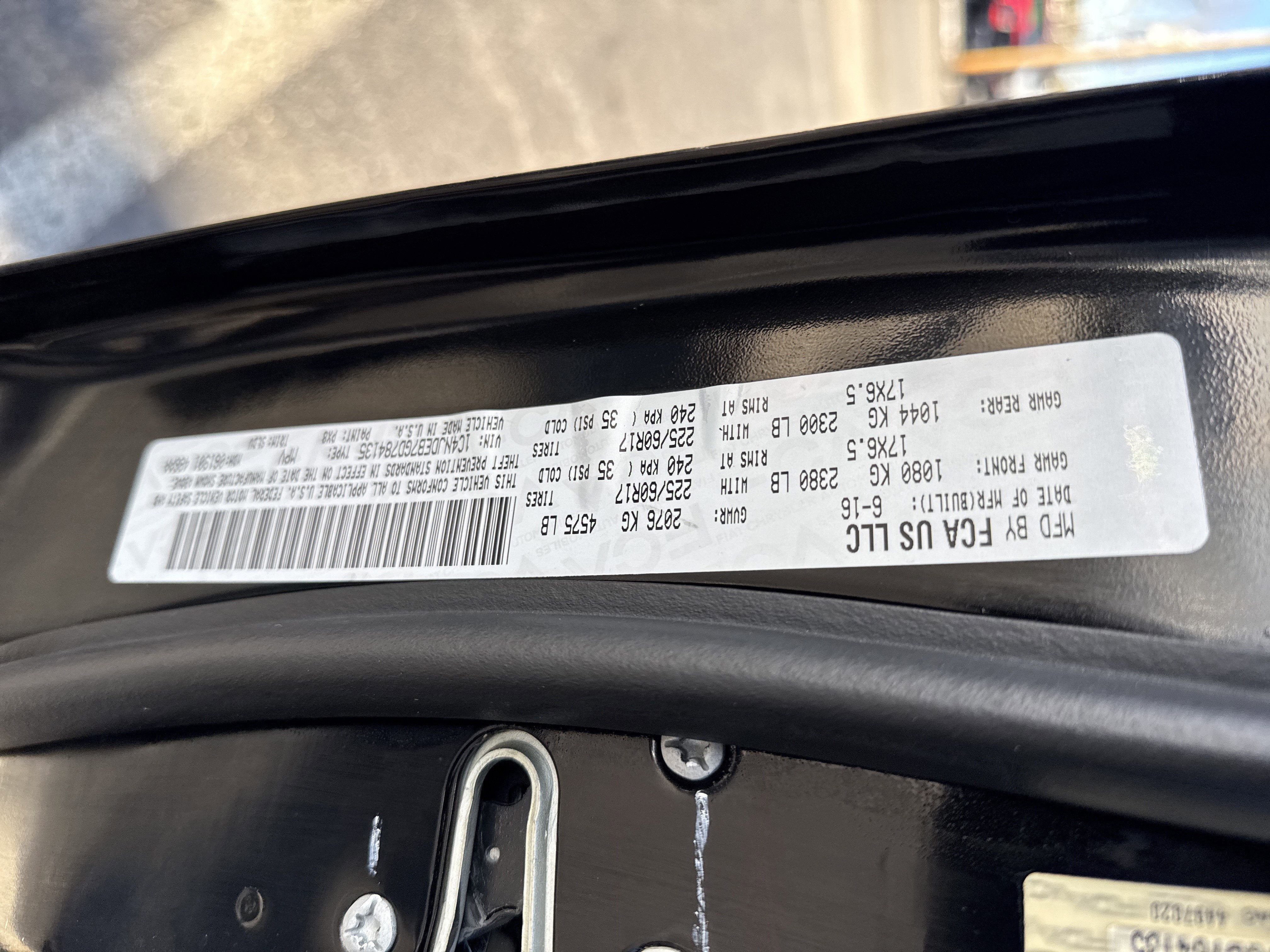 2016 Jeep Compass High Altitude Edition