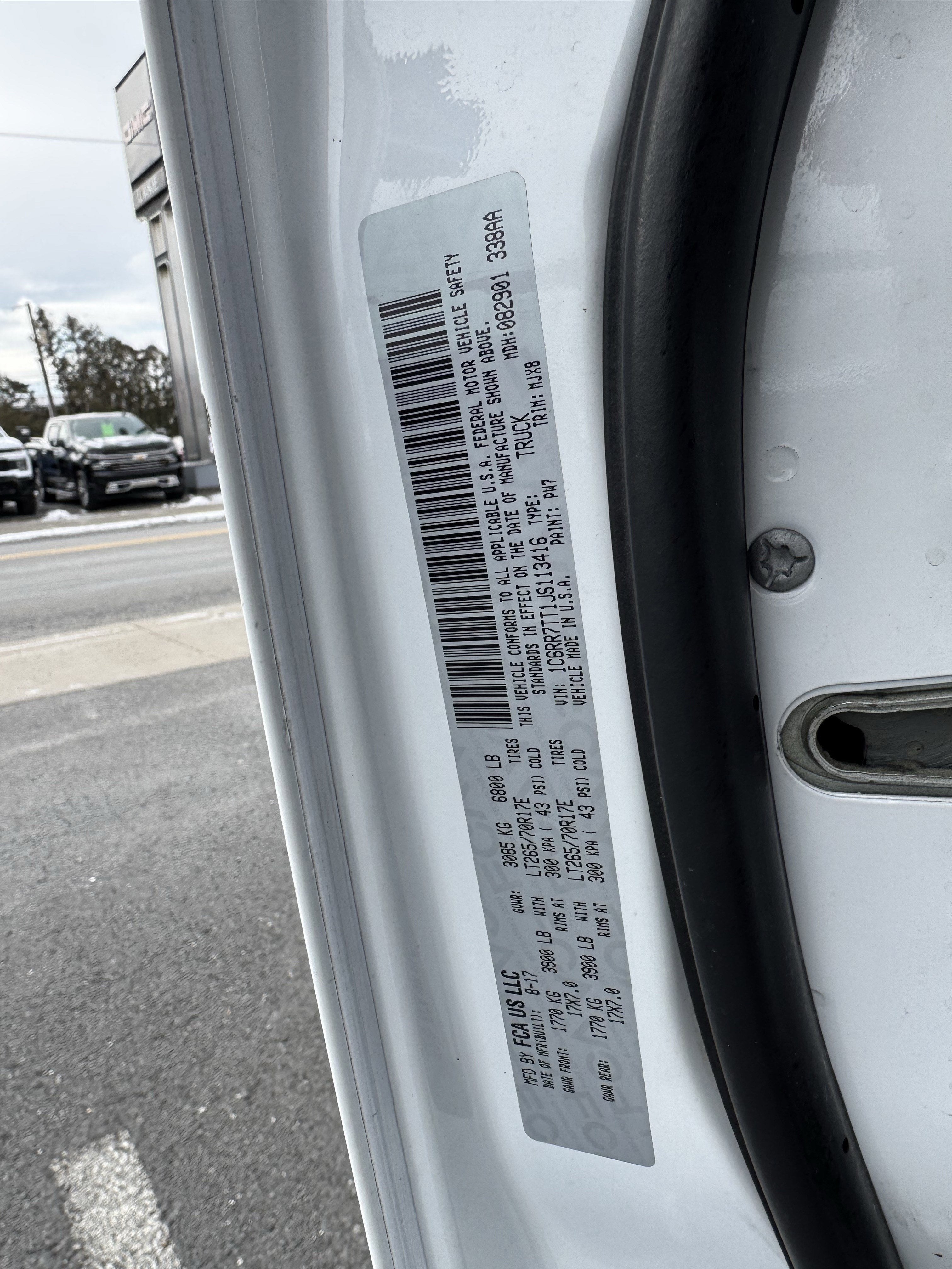 2018 RAM 1500 Harvest