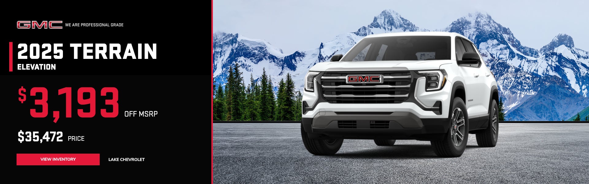 2025 Terrain Price Offer